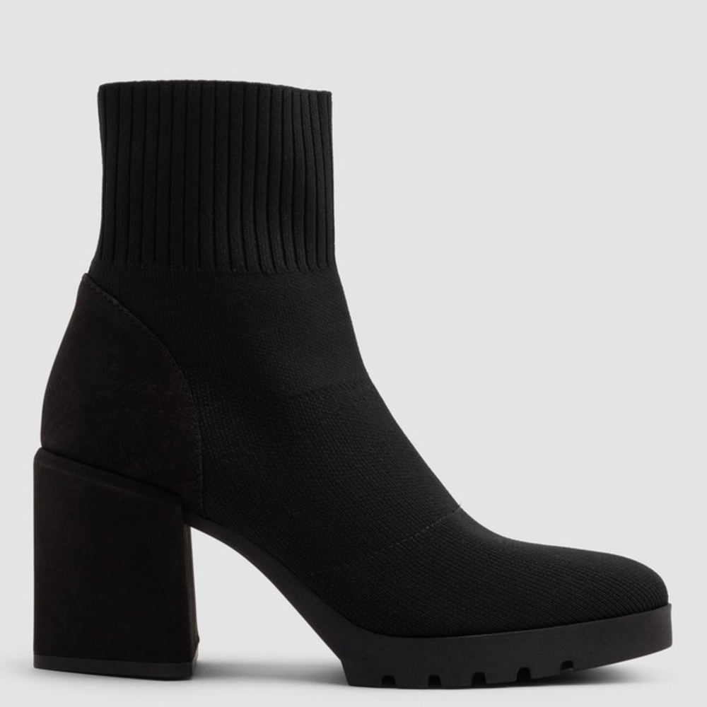 Fall Black Heeled Booties